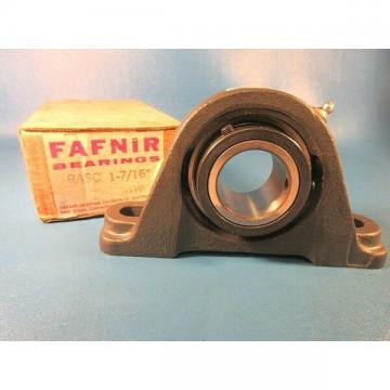 Fafnir RASC 1 7/16 Cast Iron 2-Bolt Ball Bearing Pillow Block 1.4375