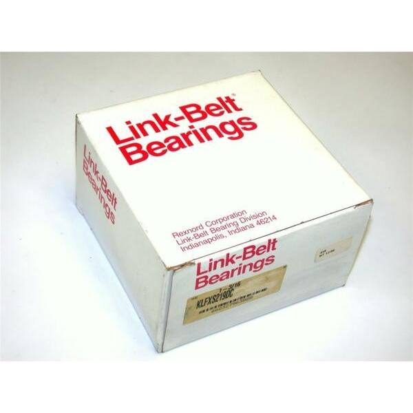 BRAND NEW IN BOX LINK-BELT MOUNTED BALL BEARING 1-3/16" KLFXS219DC (2 AVAILABLE) #1 image