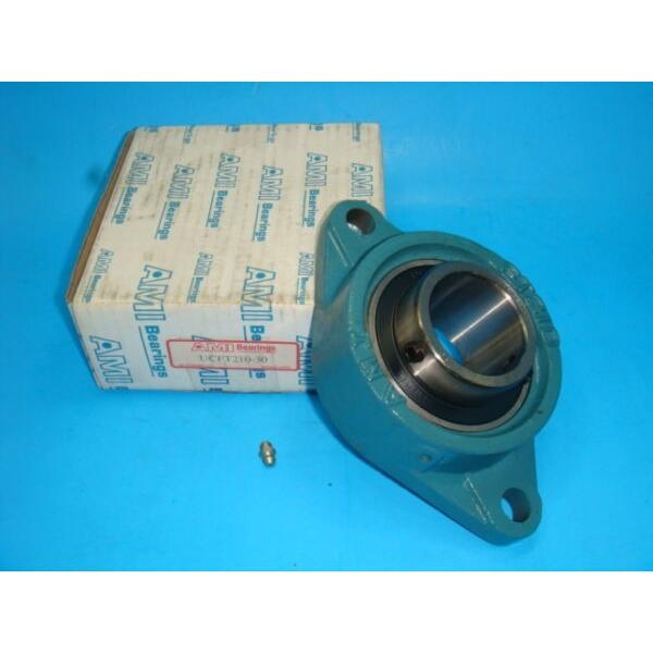 1 NEW AMI UCFT210-30 1 7/8" SHAFT DIA. 2-Bolt Flange Bearing NEW IN FACTORY BOX #1 image